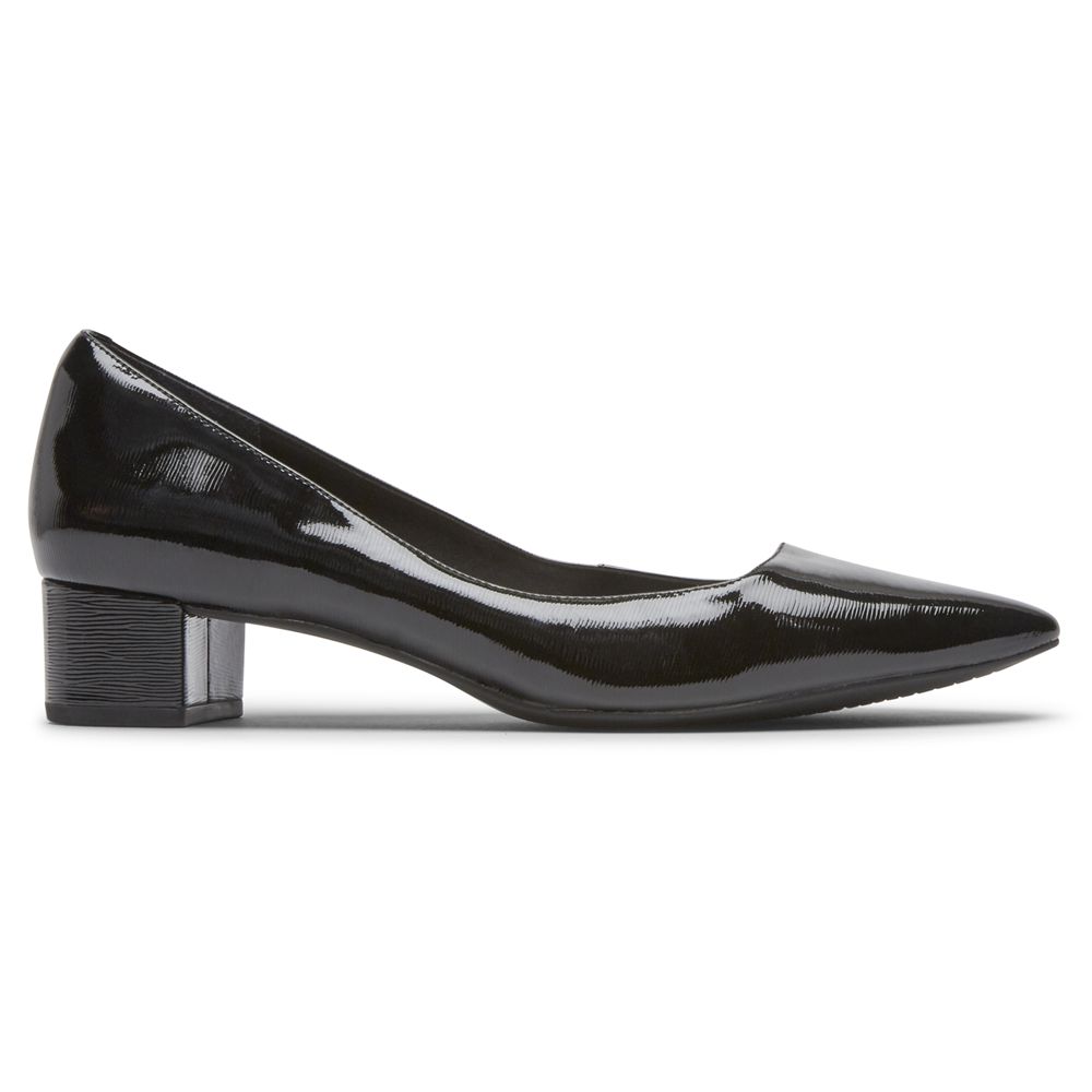 Rockport Total Motion Gracie Heel - Womens Pumps - Black - NZ (DIL-594067)